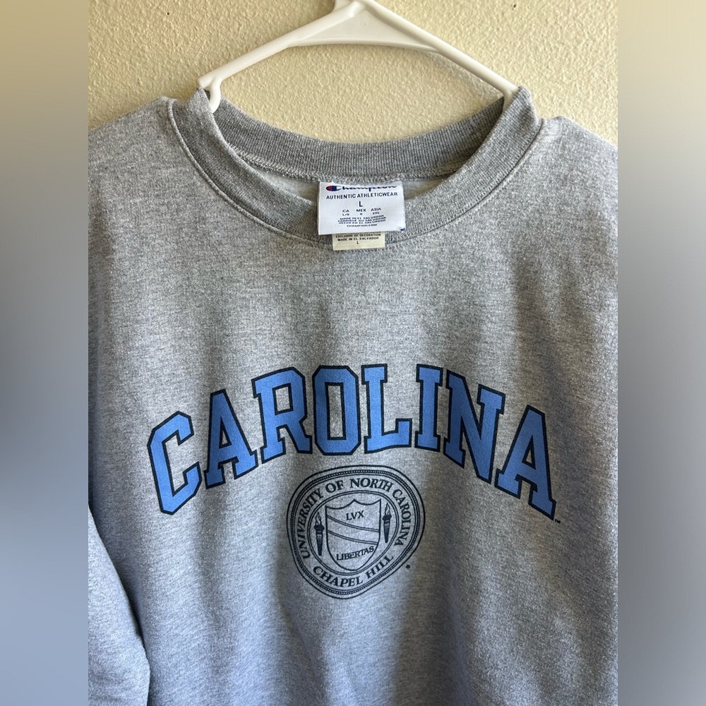 “Carolina” Champion crew neck